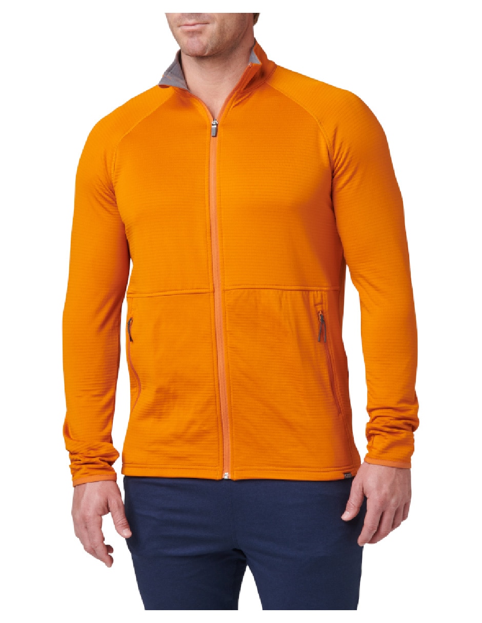 Sudadera 5.11 TACTICAL STRATOS FULL ZIP SUNSET con Bolsa con cierre para hombre
