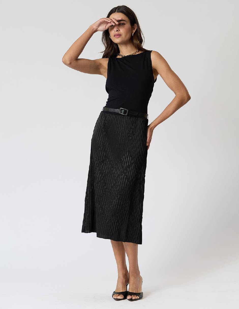 Vestido midi casual Criteria para mujer