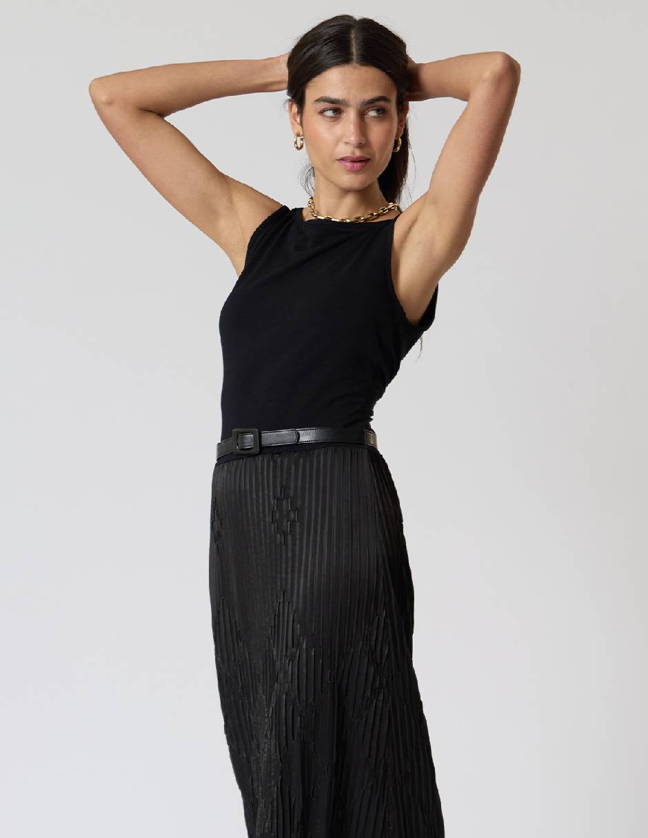 Vestido midi casual Criteria para mujer