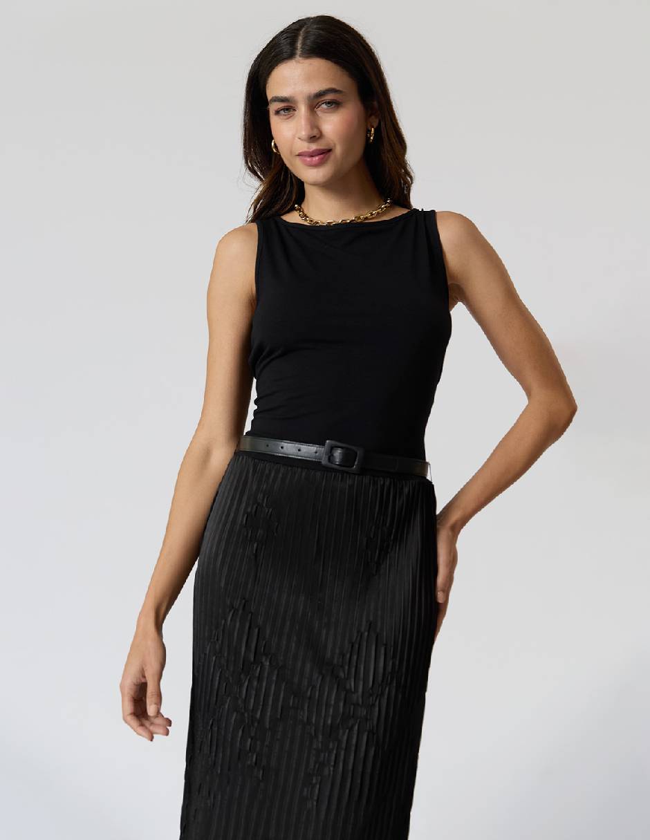 Vestido midi casual Criteria para mujer