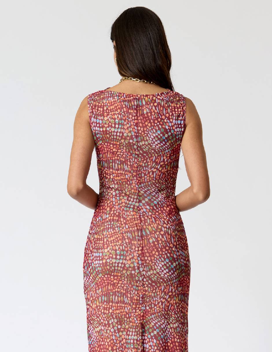 Vestido midi casual Criteria para mujer