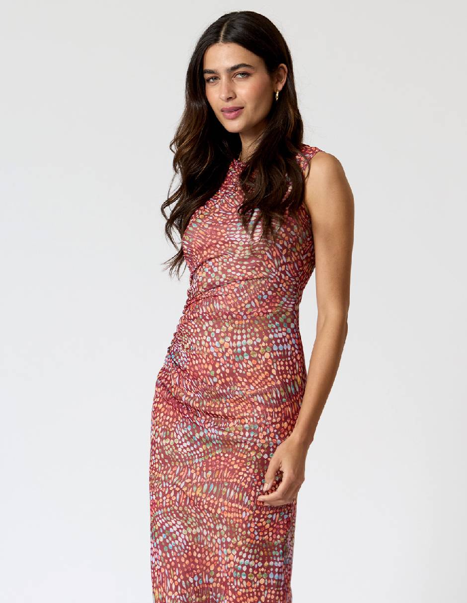 Vestido midi casual Criteria para mujer