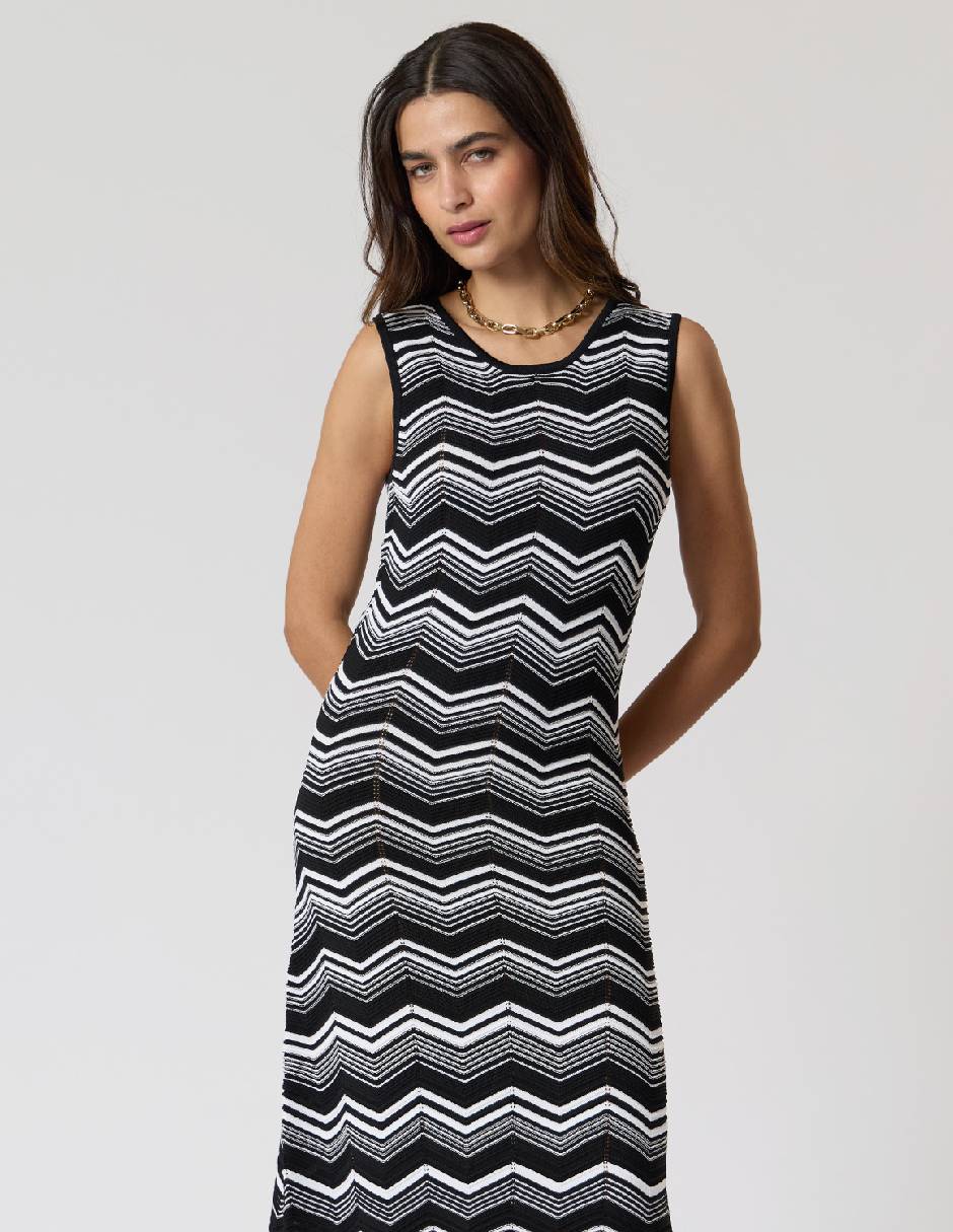 Vestido midi casual Criteria para mujer
