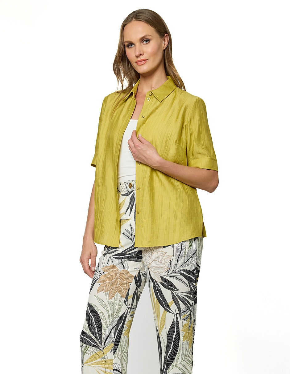 Blusa Foley's manga corta para mujer