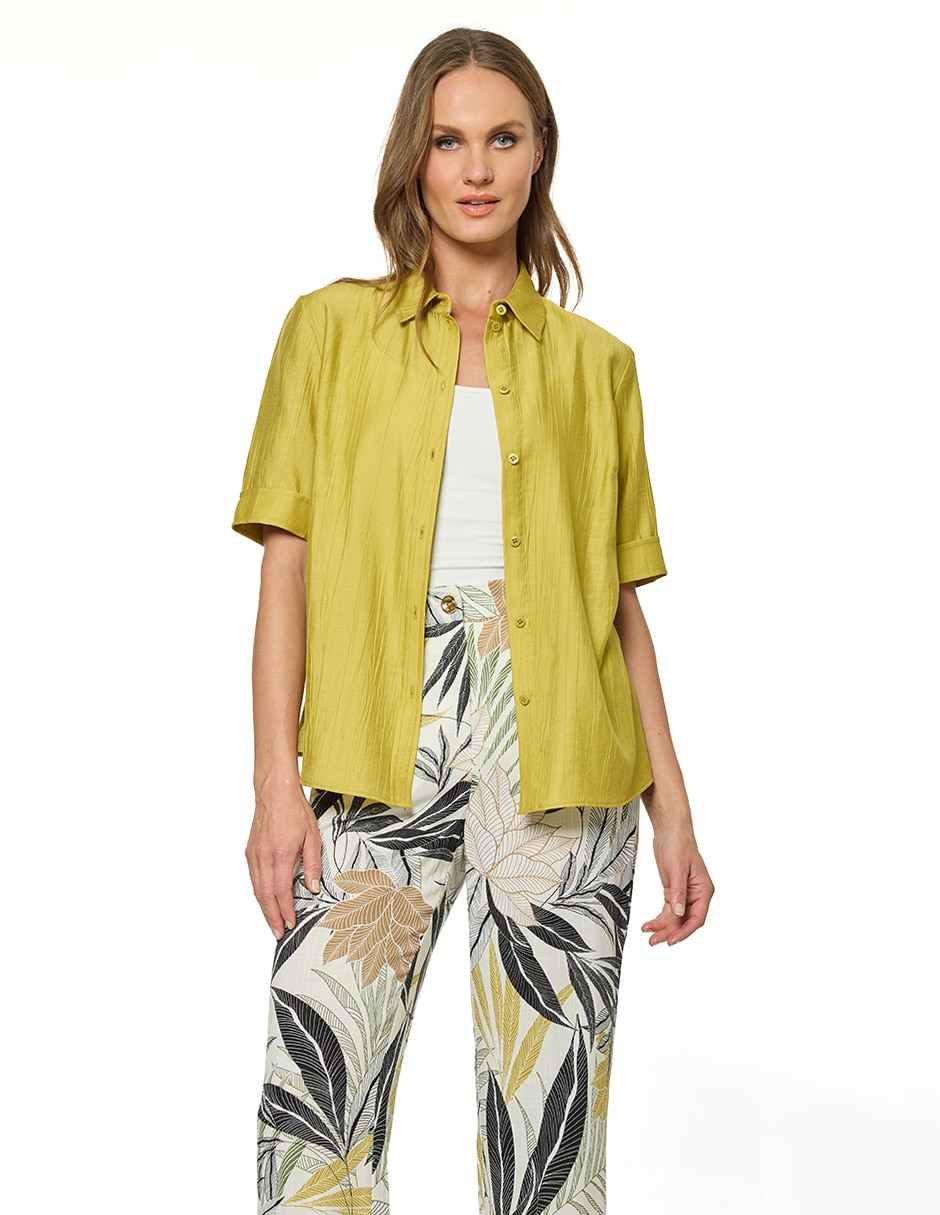 Blusa Foley's manga corta para mujer