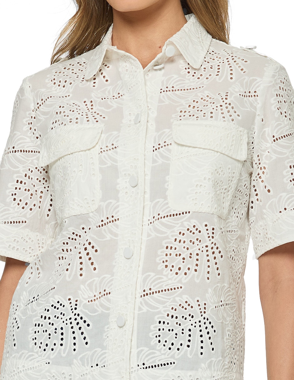 Blusa Foley's manga corta para mujer