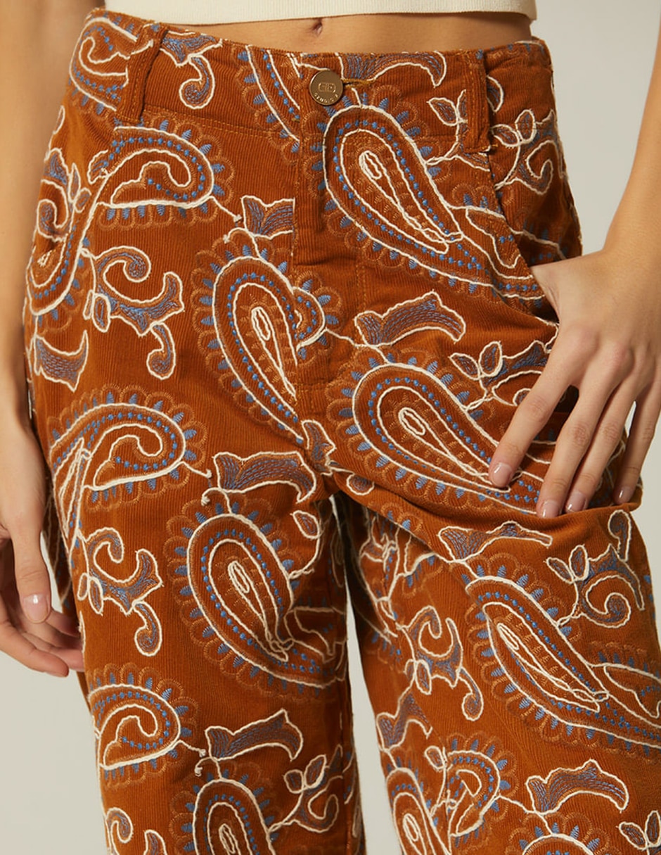 Pantalón flare studio f palazzo para mujer
