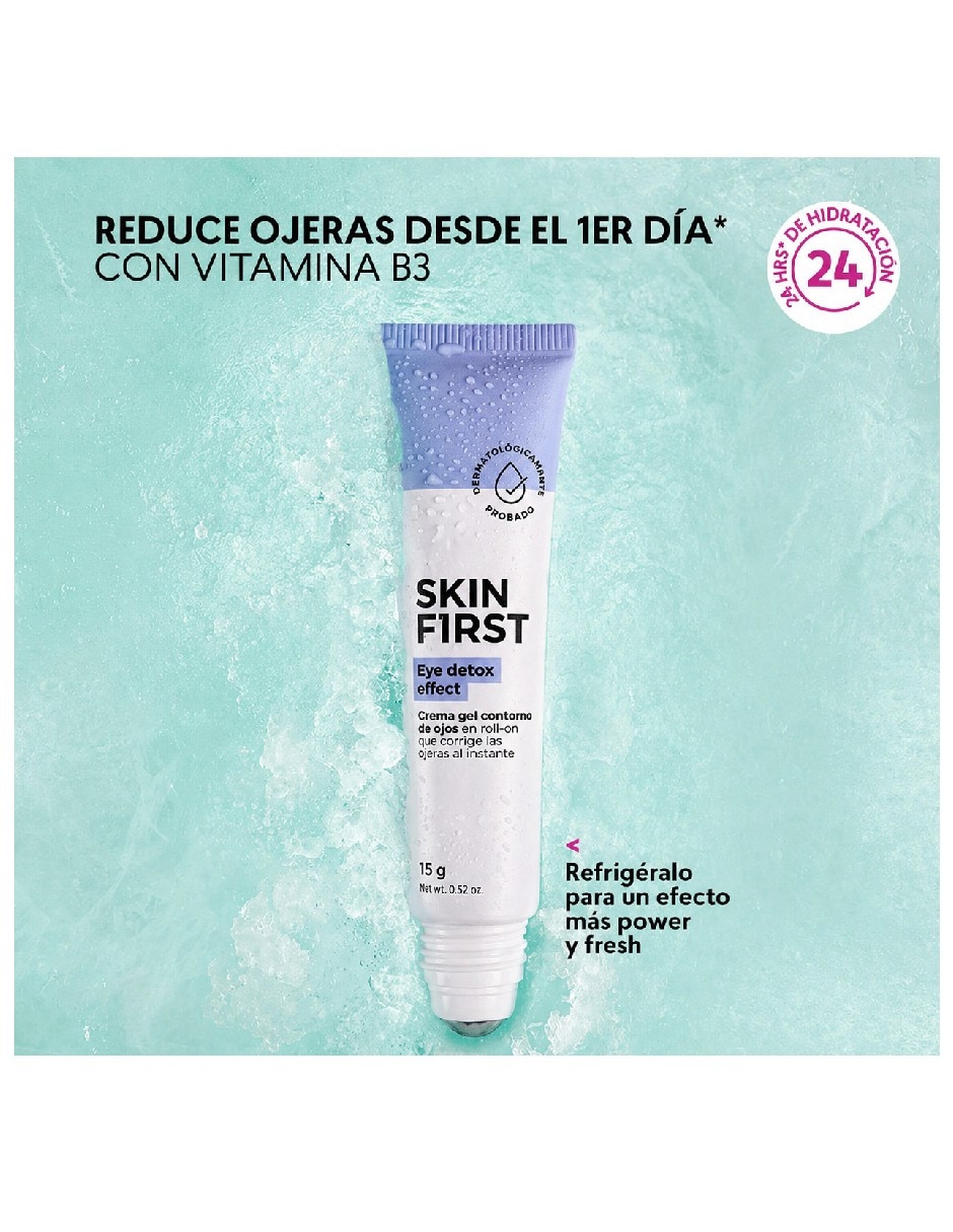 Crema para contorno de ojos recomendada para bolsas y ojeras de día y noche Genérica para todo tipo piel
