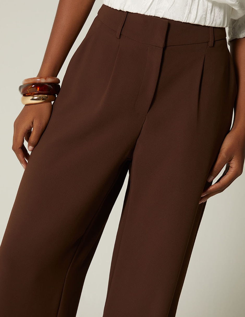 Pantalón de vestir STUDIO F Palazzo para mujer
