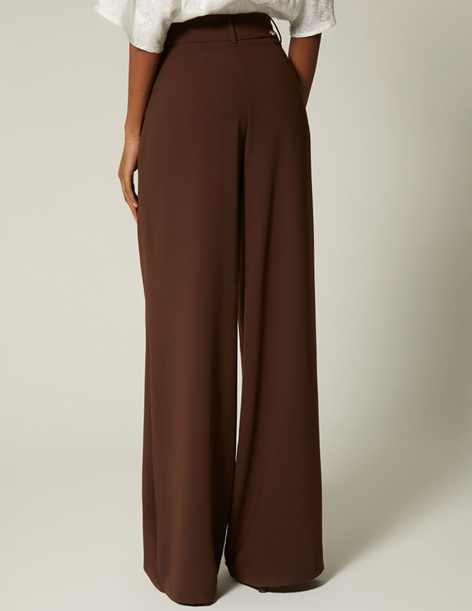 Pantalón de vestir STUDIO F Palazzo para mujer