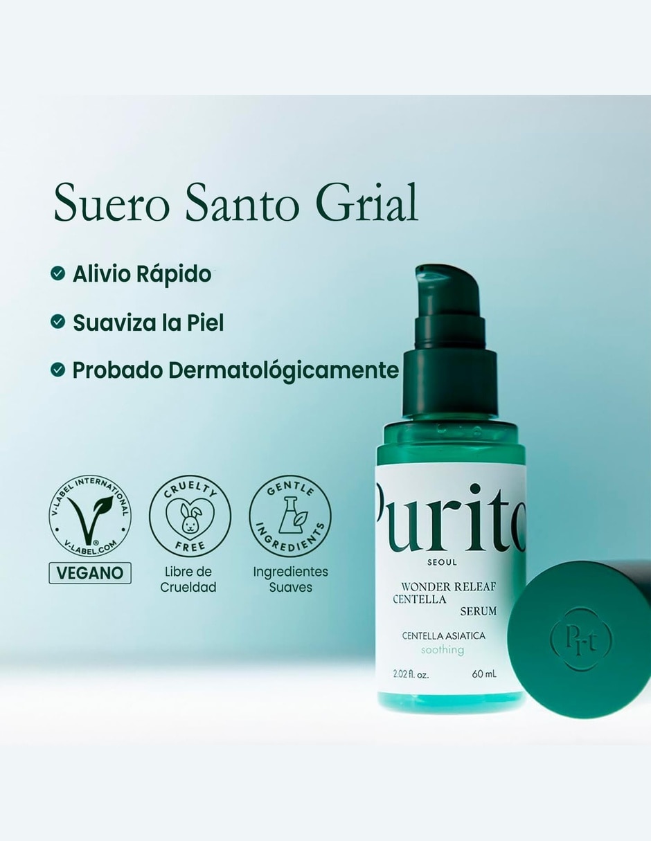 Sérum hidratante facial Purito Wonder Releaf Centella Soothing todo tipo piel
