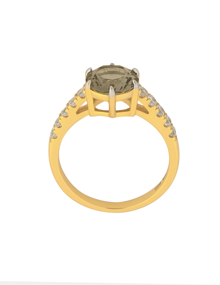 Anillo Gladkova Joyeria P 925 de plata espinela chapa de oro