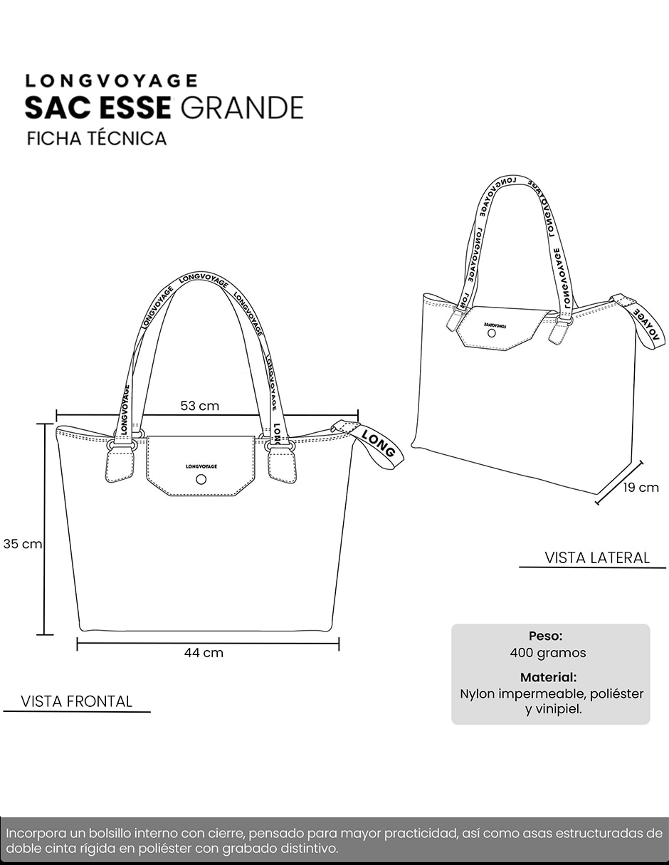 Bolsa Tote Essential para mujer 8