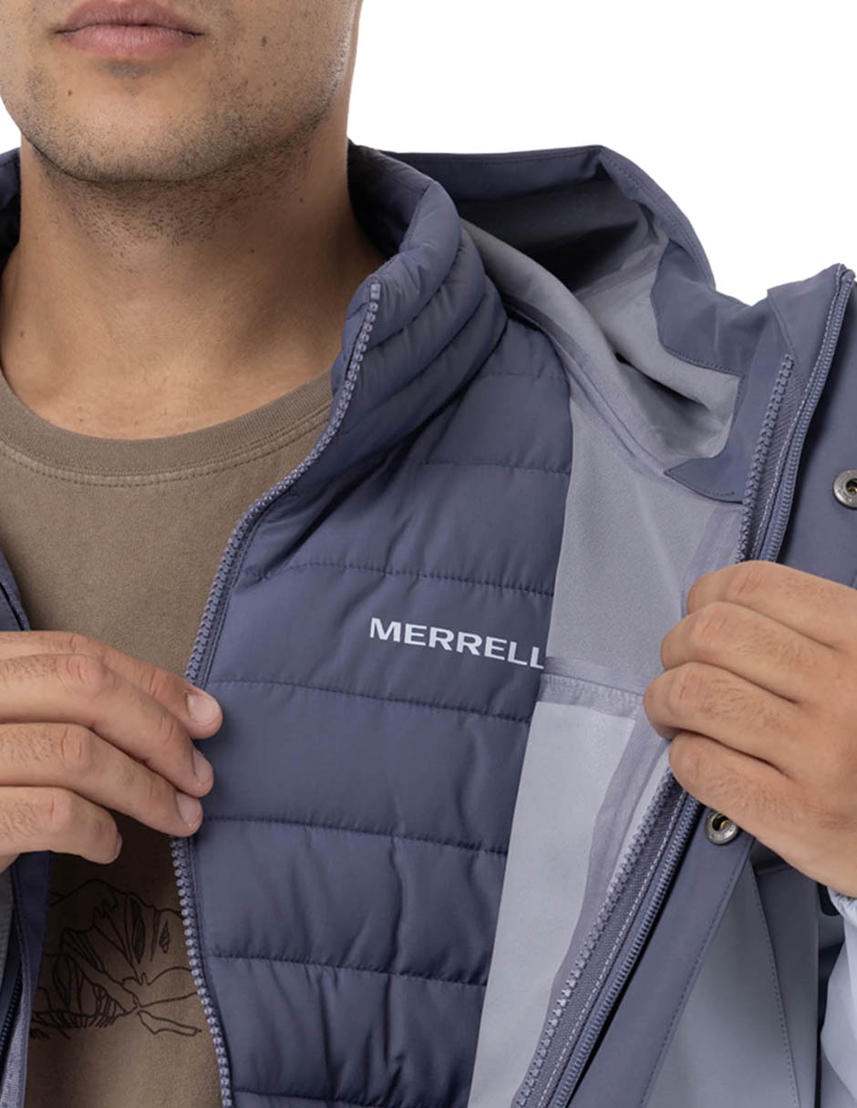 Chamarra para hiking merrell ezeo para hombre