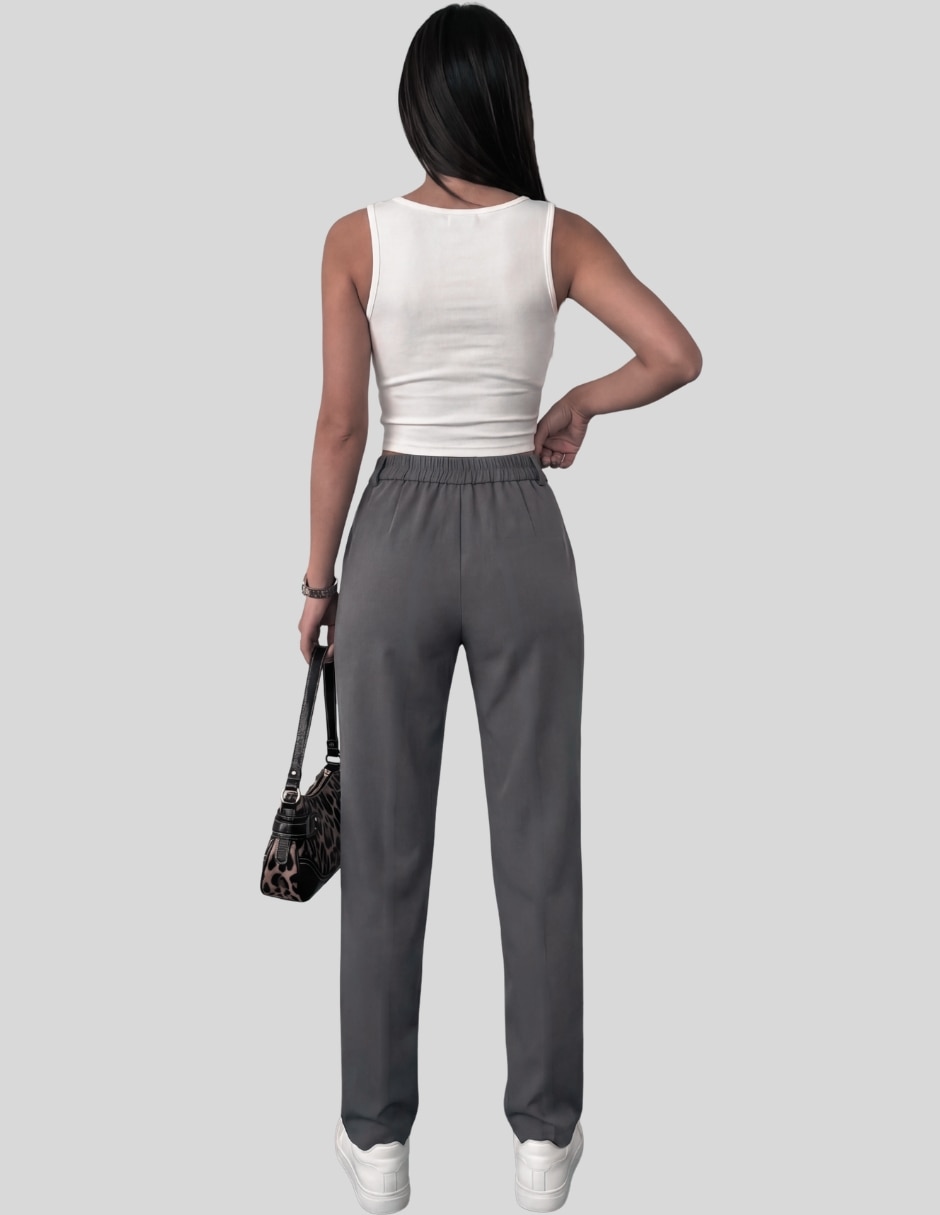 Pantalón de vestir malabis skinny para mujer