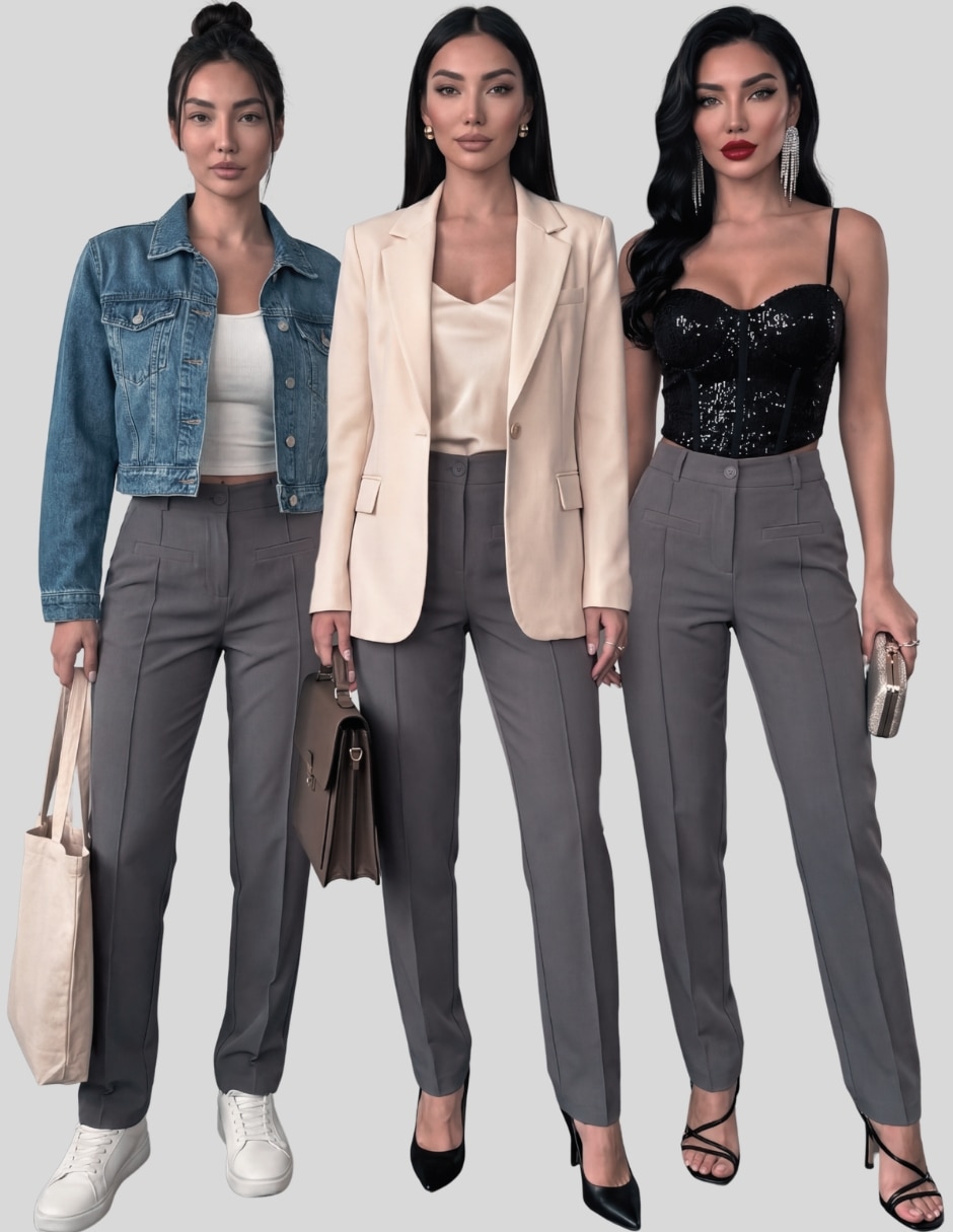 Pantalón de vestir malabis skinny para mujer