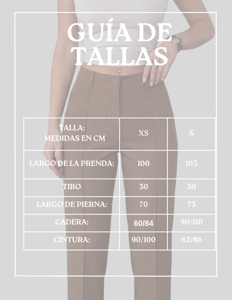 Pantalón de vestir malabis skinny para mujer