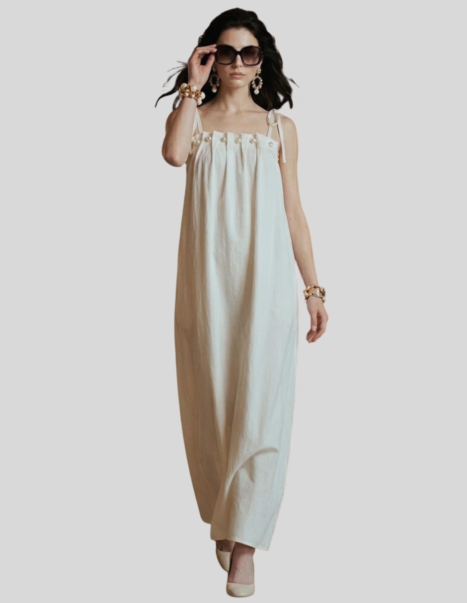 Vestido maxi casual malabis vestido largo mujer tirantes ajustables para mujer
