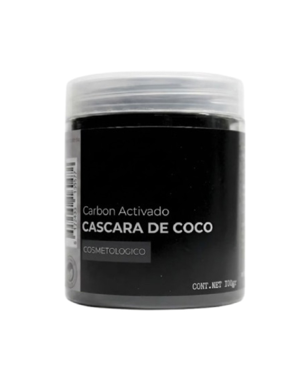 Mascarilla facial de Carbón activado con cáscara de Coco 100 g para Acné