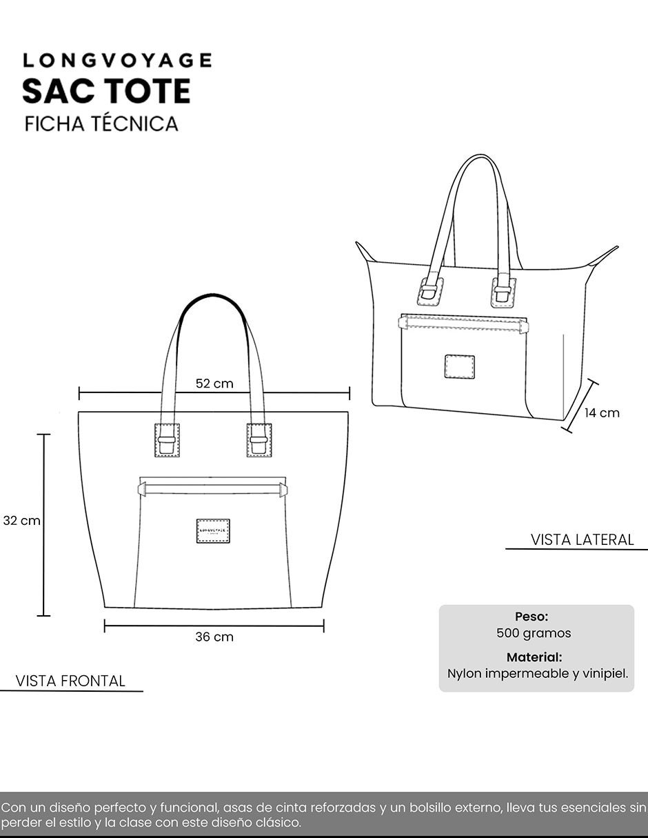 Bolsa tote clásica para mujer 7