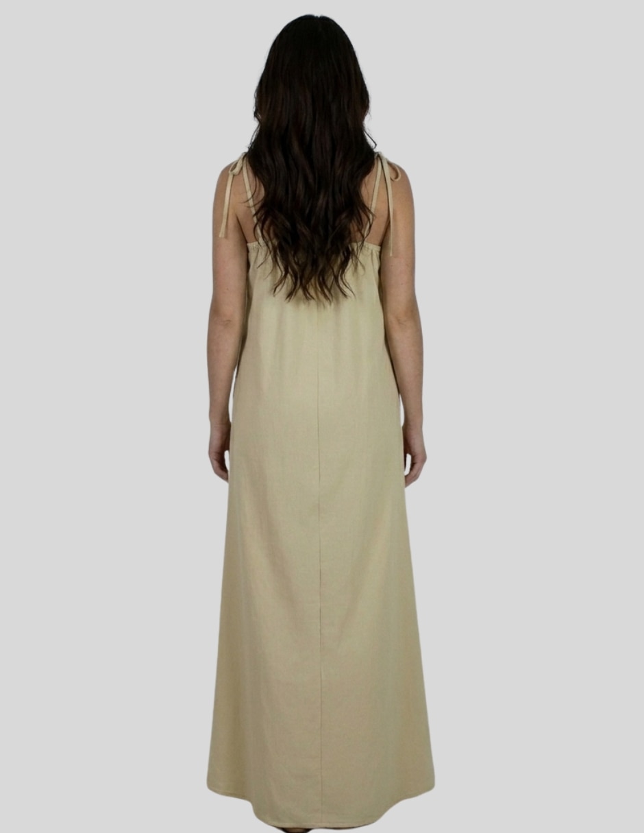 Vestido maxi casual malabis vestido largo mujer tirantes ajustables para mujer