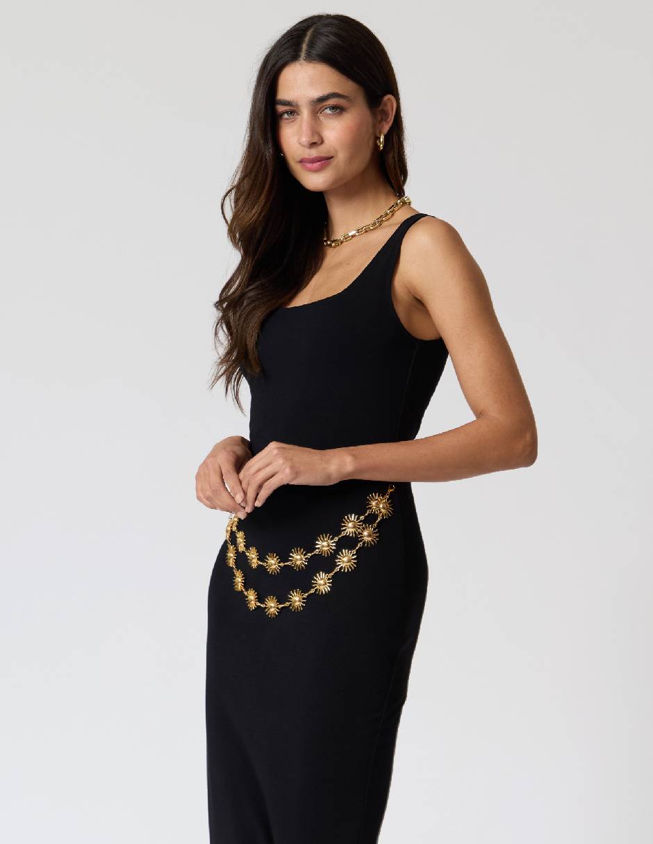 Vestido midi casual Criteria para mujer