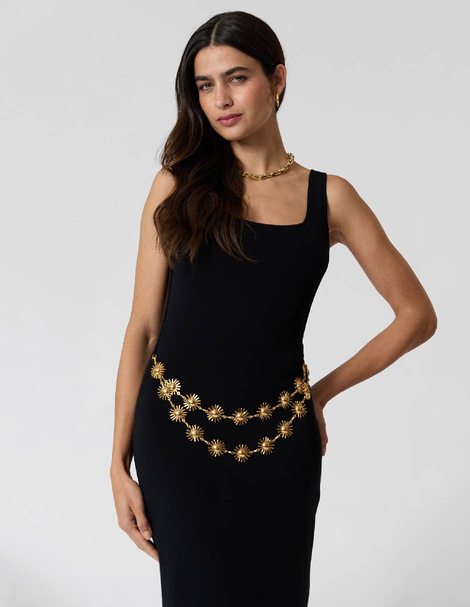 Vestido midi casual Criteria para mujer