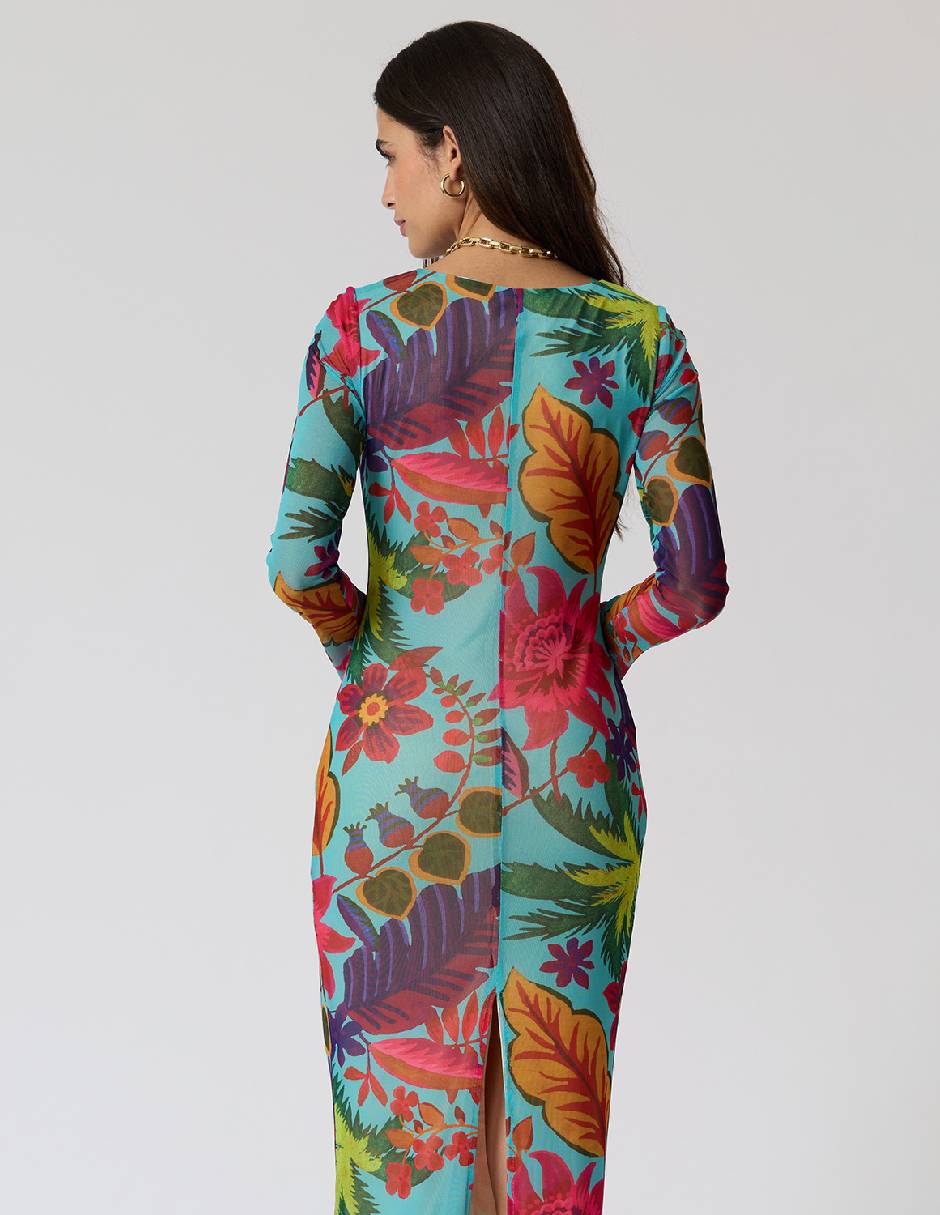 Vestido midi casual Criteria para mujer
