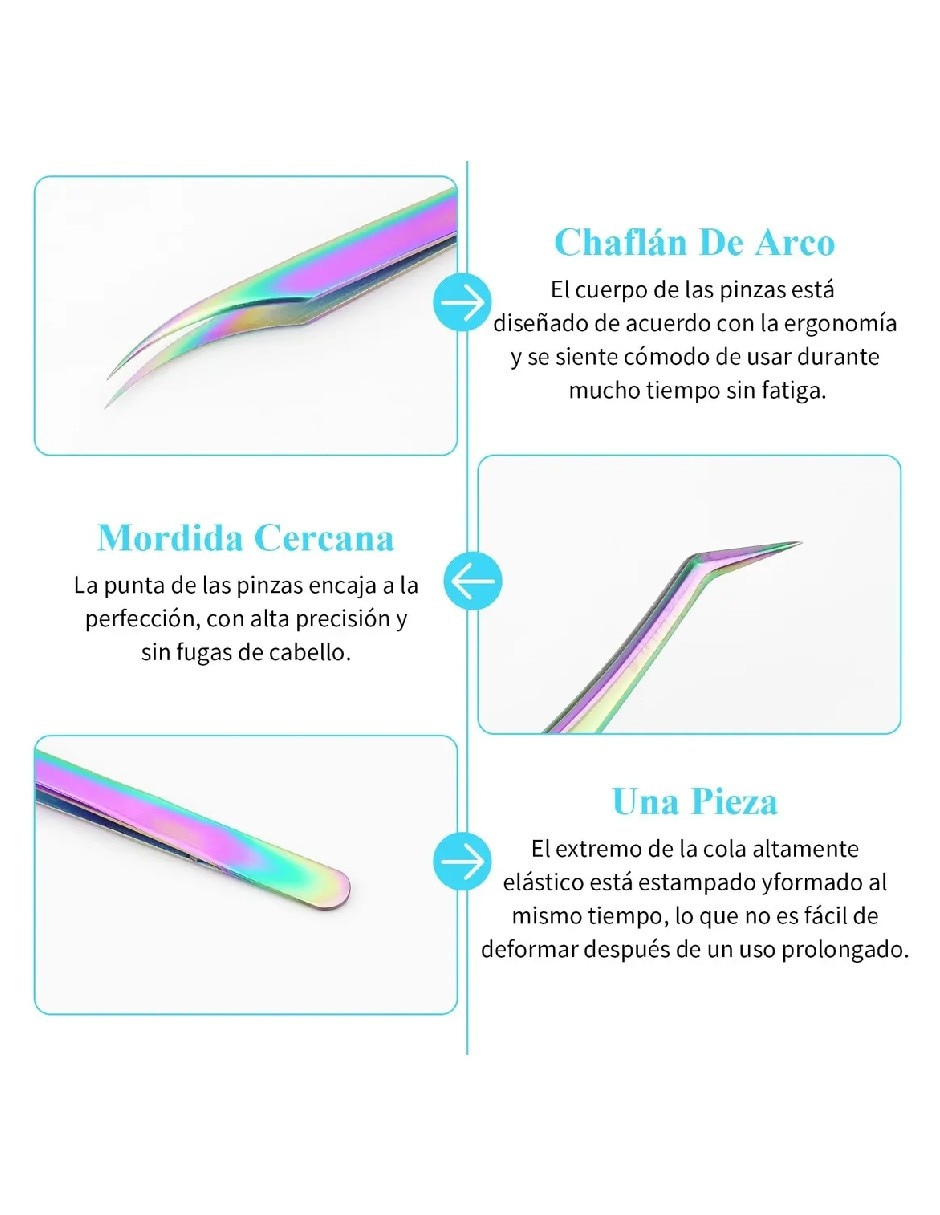 Set pinzas para ceja 2