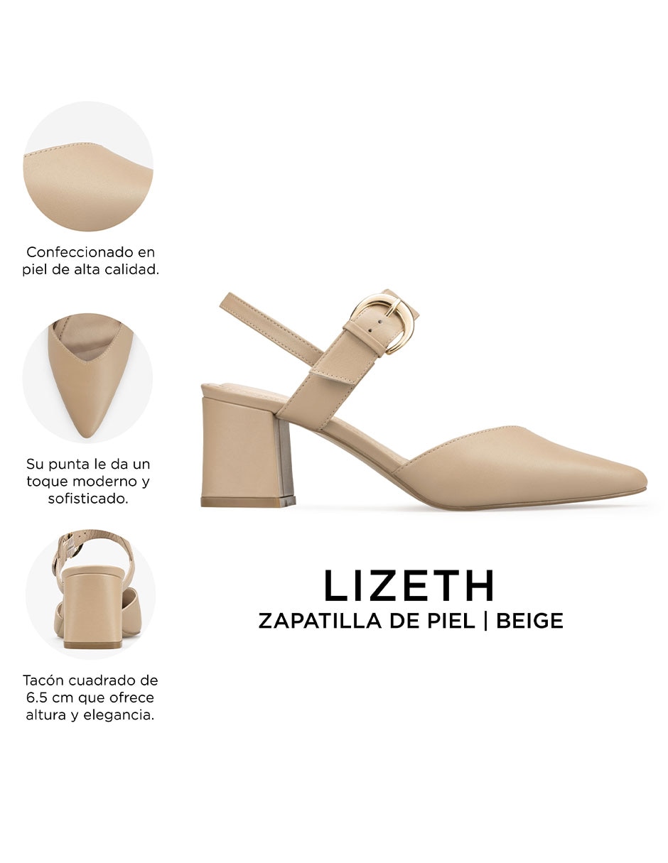 Zapatilla Piel Davenia