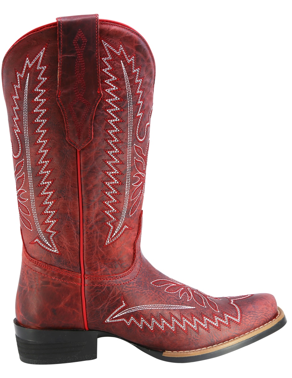 Bota Media pierna TEXABAN Western de Piel para mujer