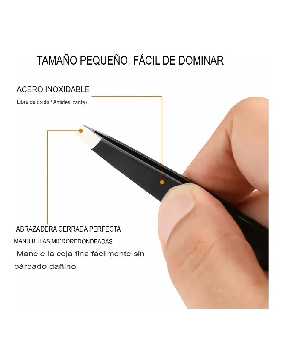 Set pinzas para ceja Genérica
