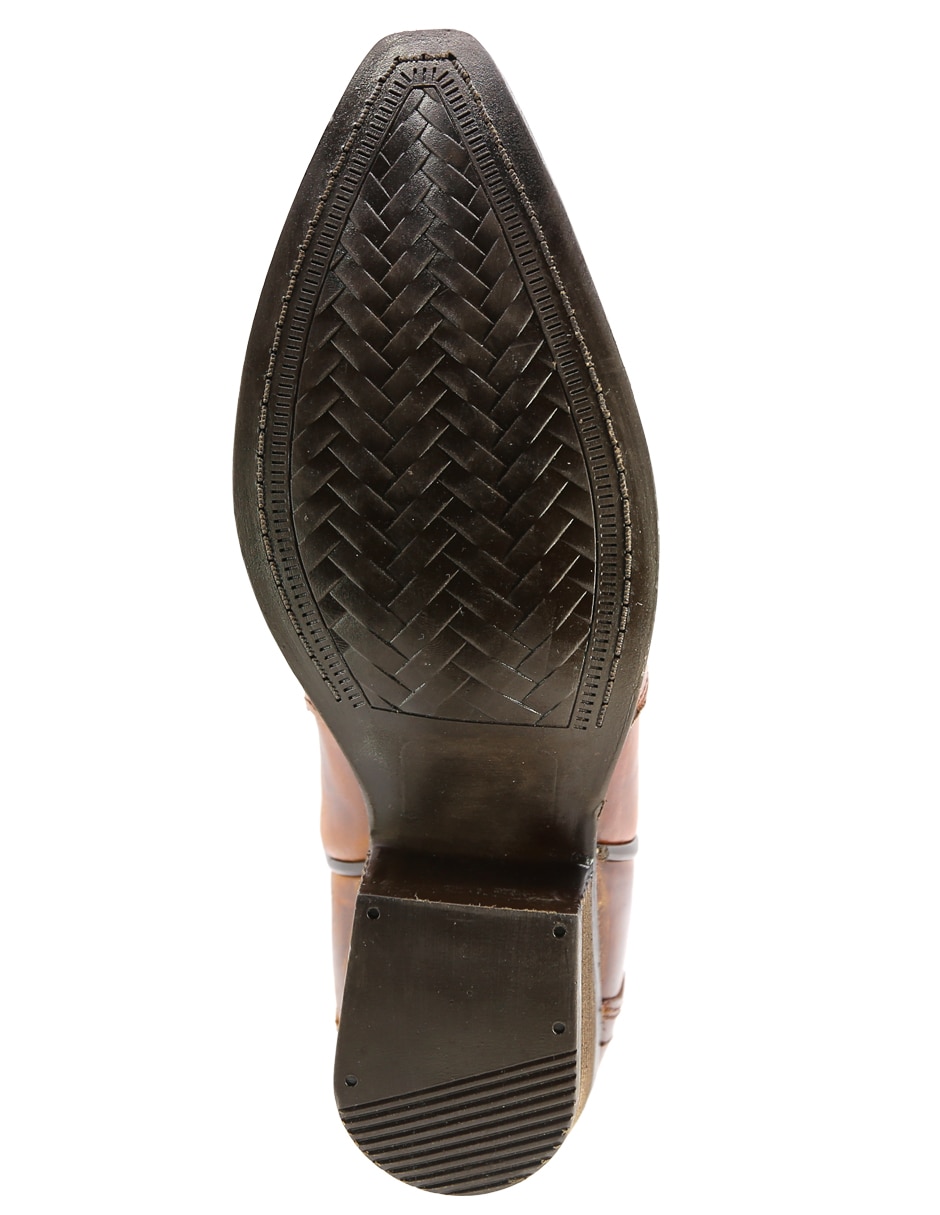 Bota Media pierna TEXABAN Western de Piel para mujer