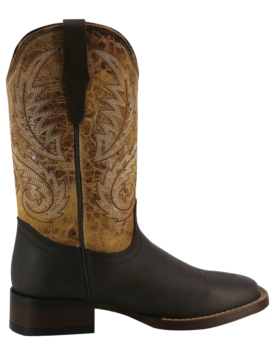 Bota Media pierna TEXABAN Western de Piel para mujer