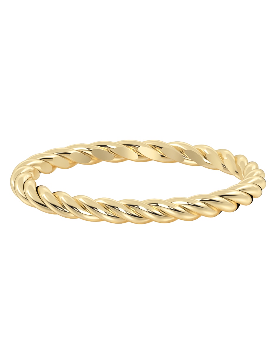 Anillo 10 K de oro brillante Anillo 10 K de oro brillante