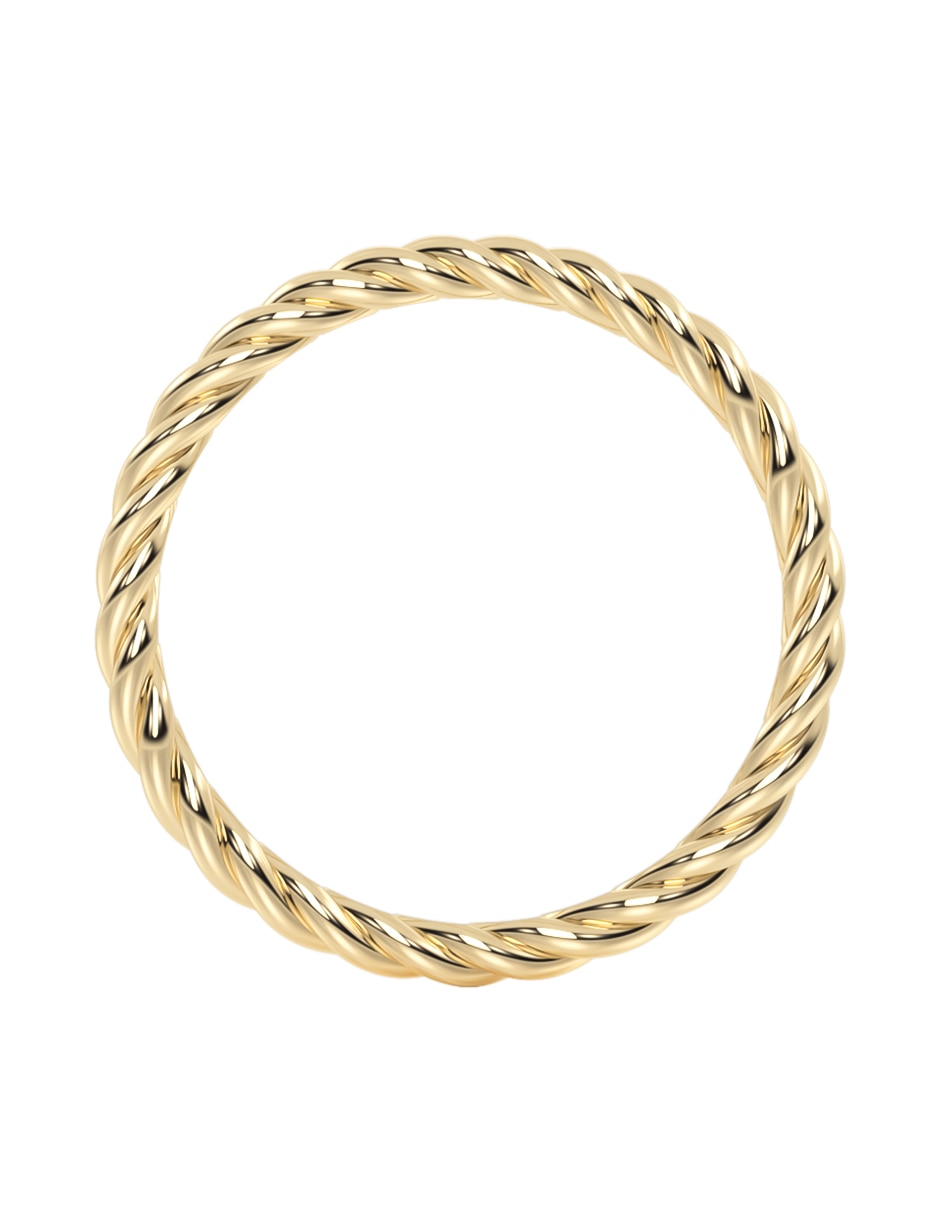 Anillo Abba Joyas 10 K de oro brillante