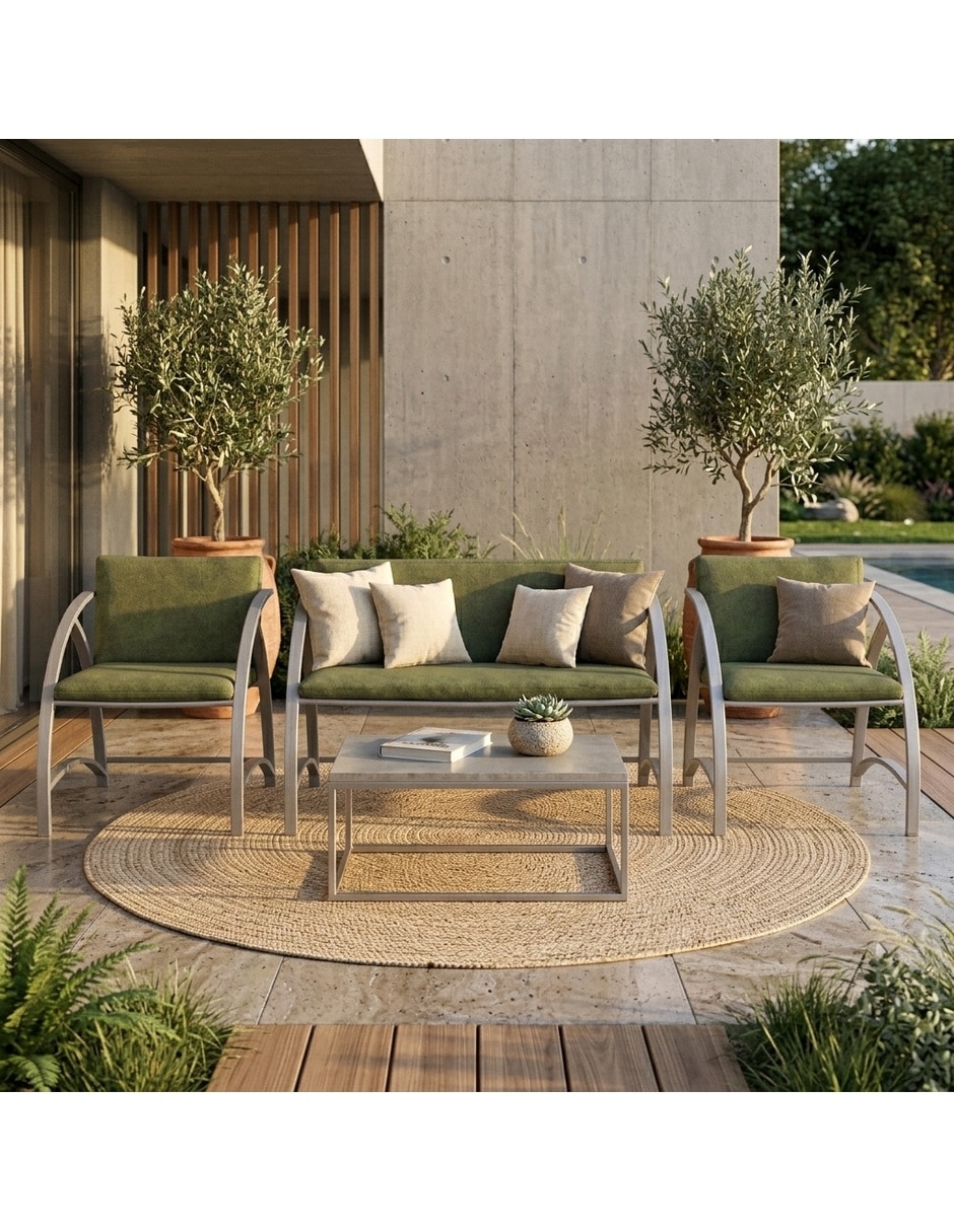 Set sala Savana Sochic de tela