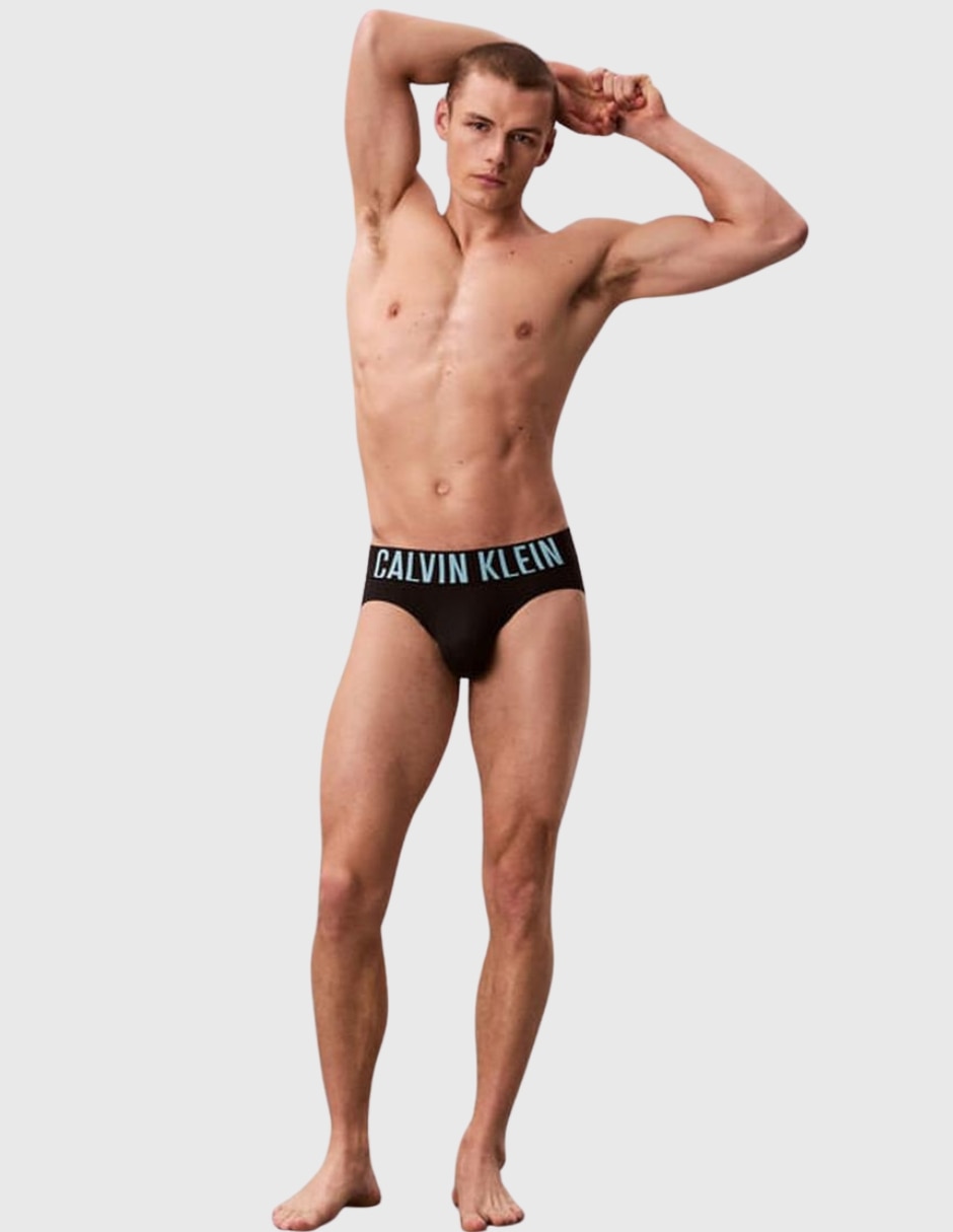 Bóxer brief Calvin Klein de algodón para hombre 3 piezas