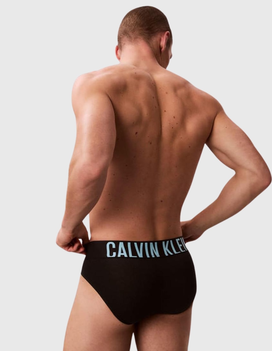 Bóxer brief Calvin Klein de algodón para hombre 3 piezas