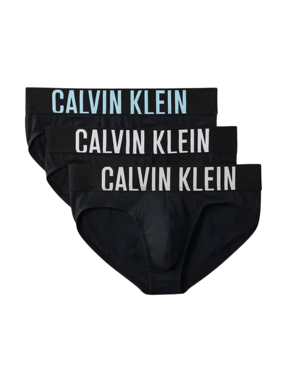 Bóxer brief Calvin Klein de algodón para hombre 3 piezas