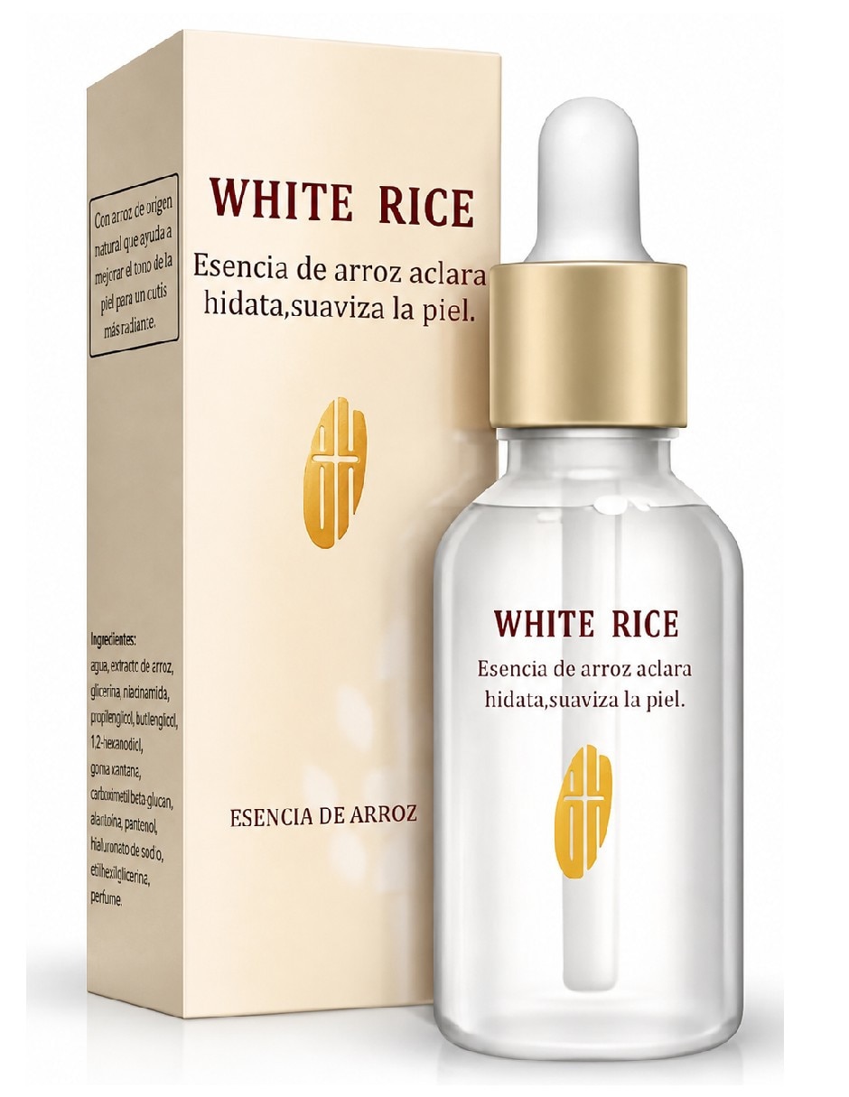 Sérum hidratante facial de arroz Genérica para piel Mixta