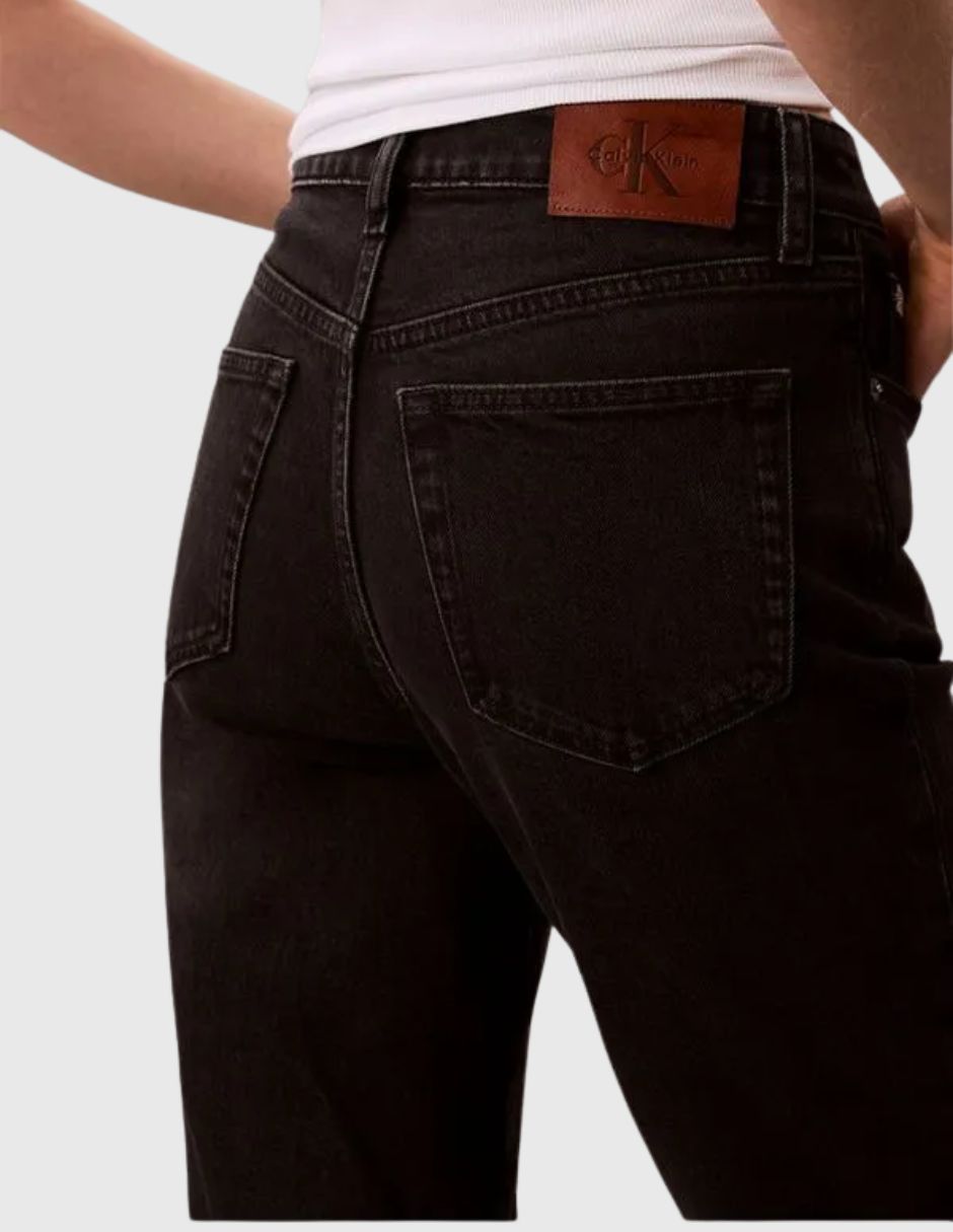 Jeans relajado cintura baja para mujer 5