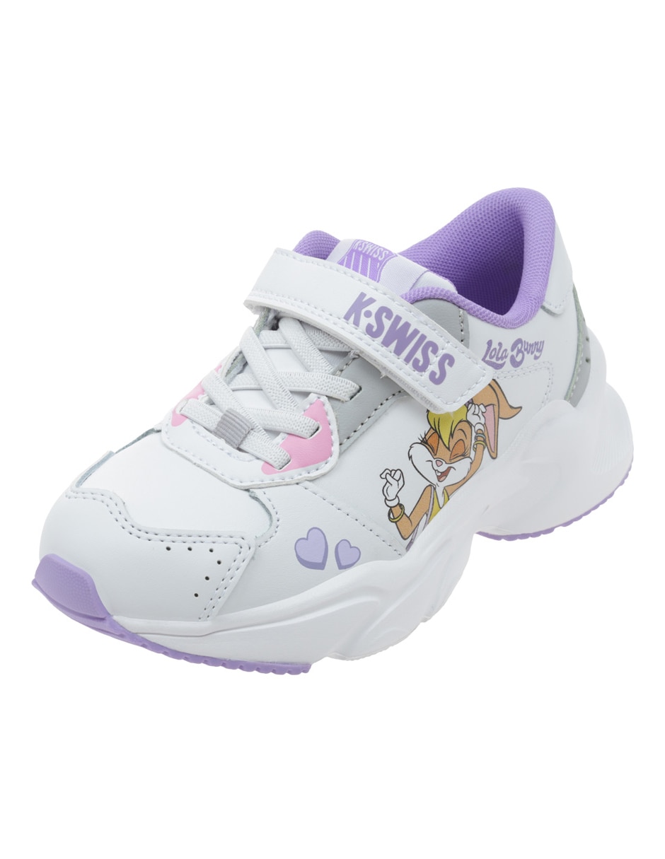 Tenis k-swiss para niña aero looney lola looney tunes