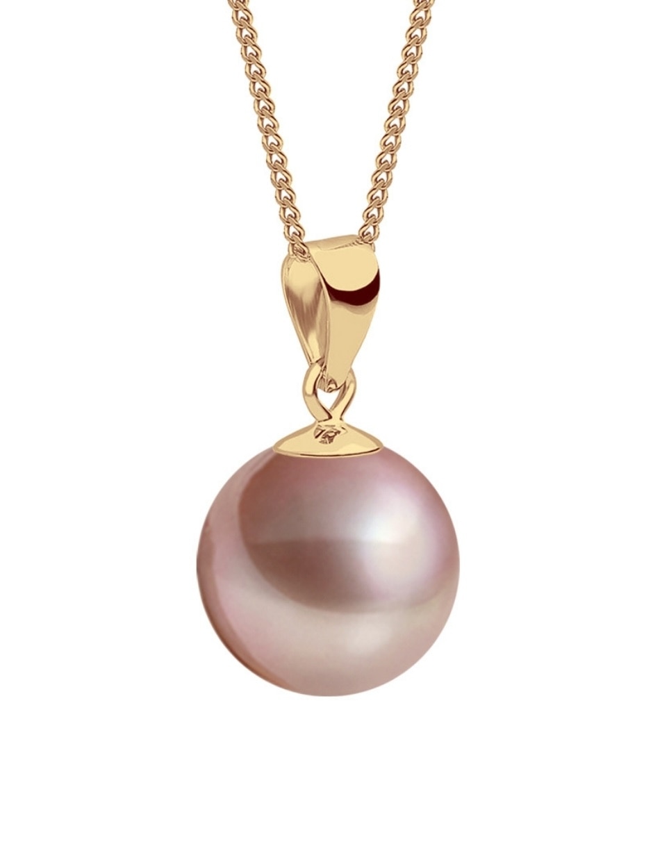 Set collar Zvezda Éclair de metal 18 k perla de cristal