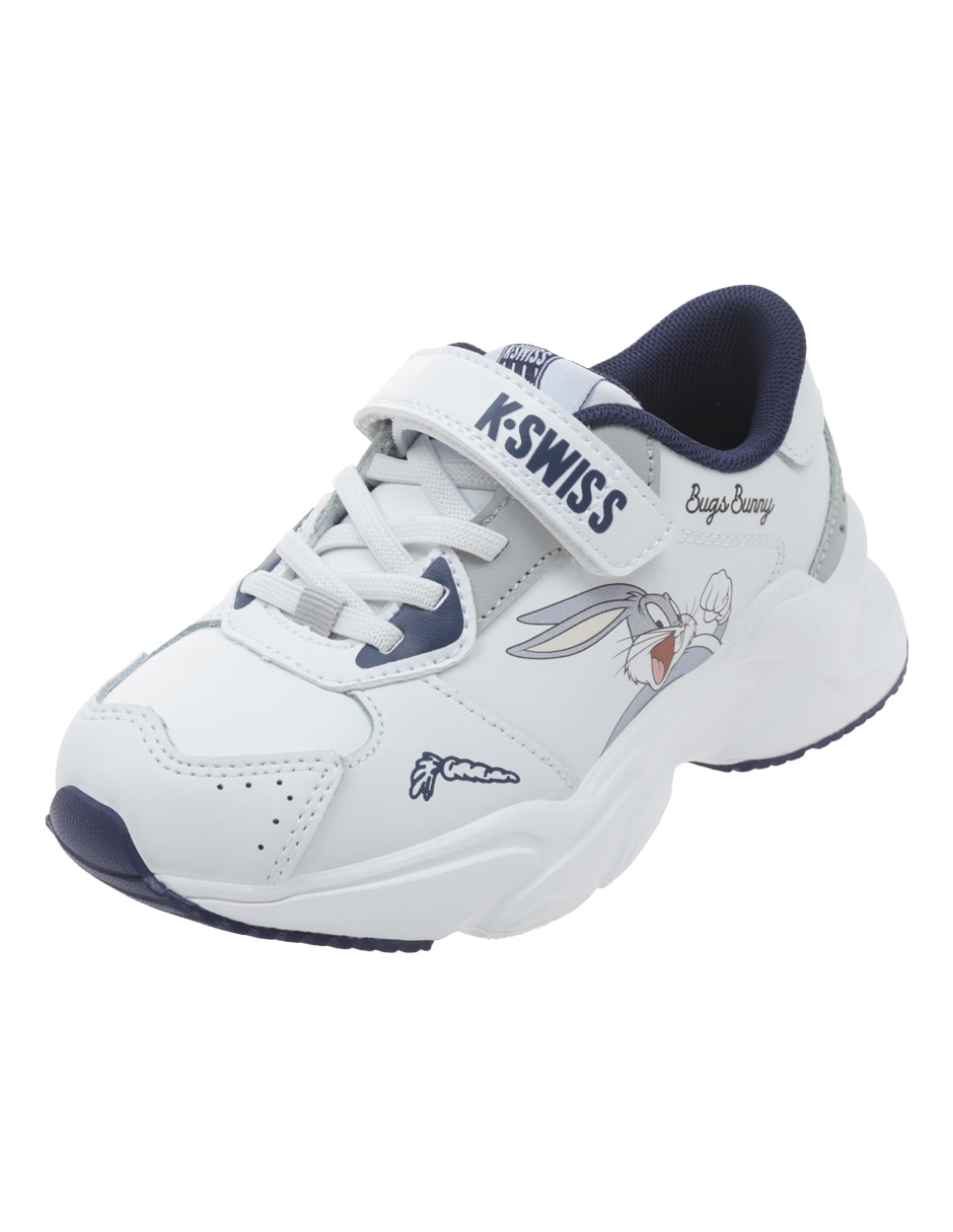 Tenis k-swiss para niño aero looney bugs looney tunes