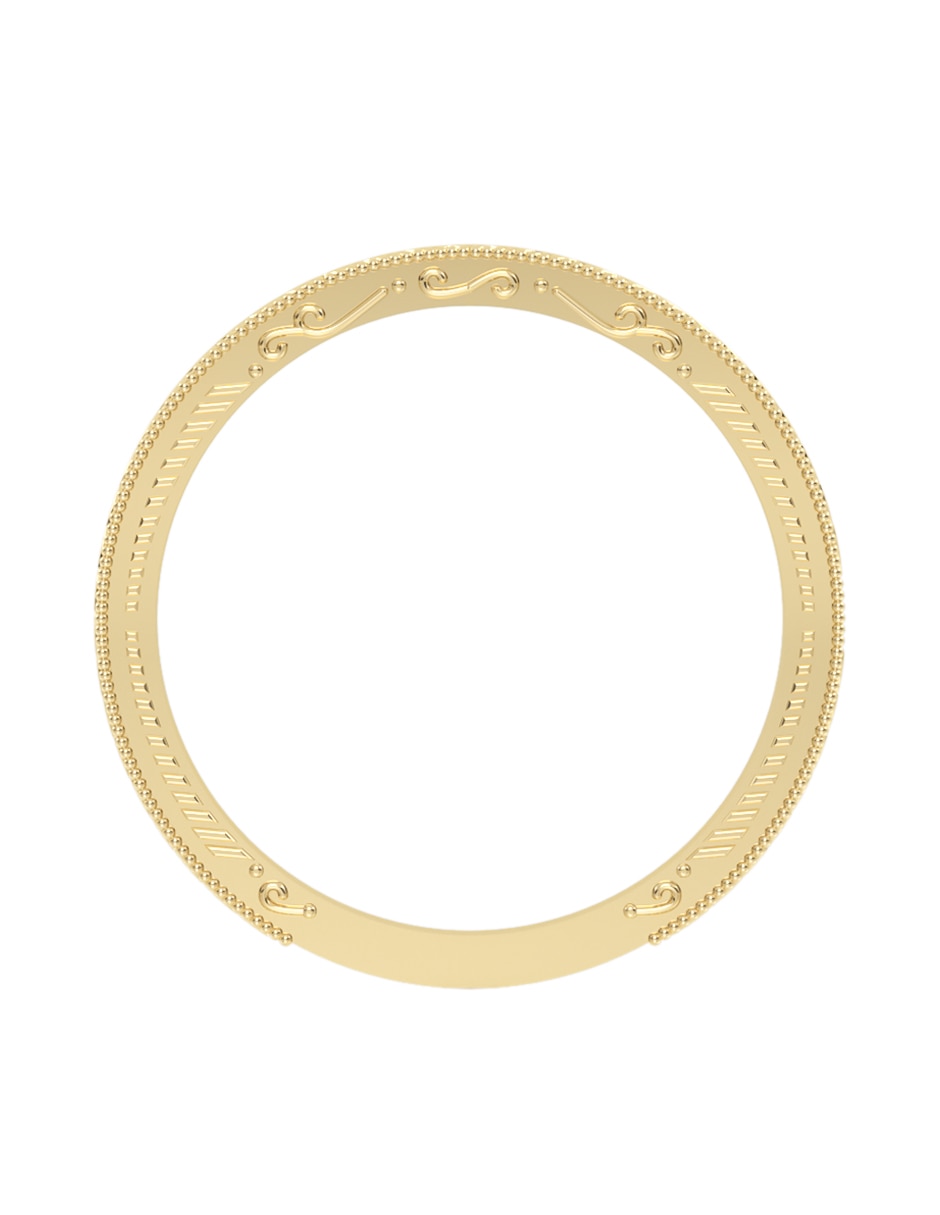 Anillo Abba Joyas 14 K de oro acabado brillante