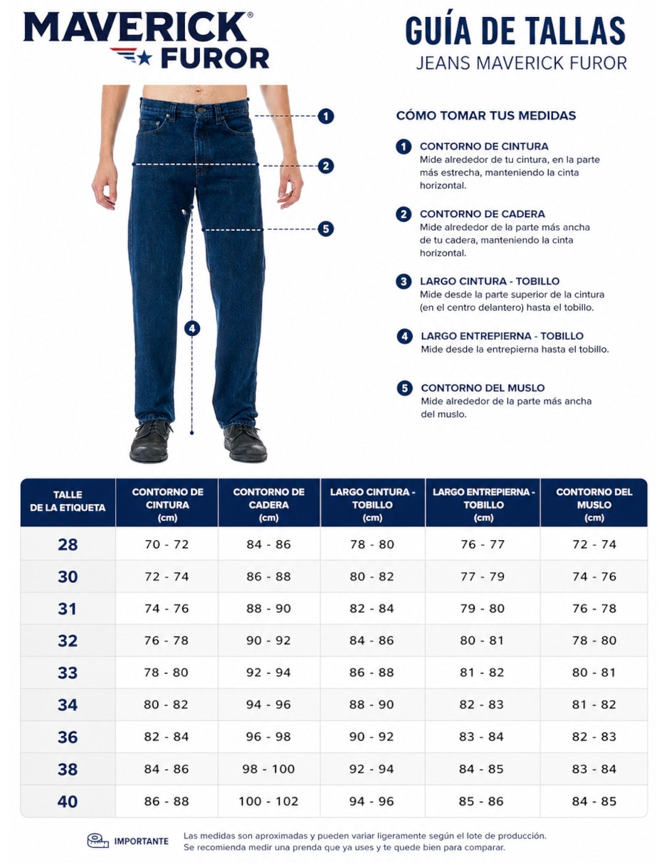 Jeans recto Furor diferentes diseños para hombre