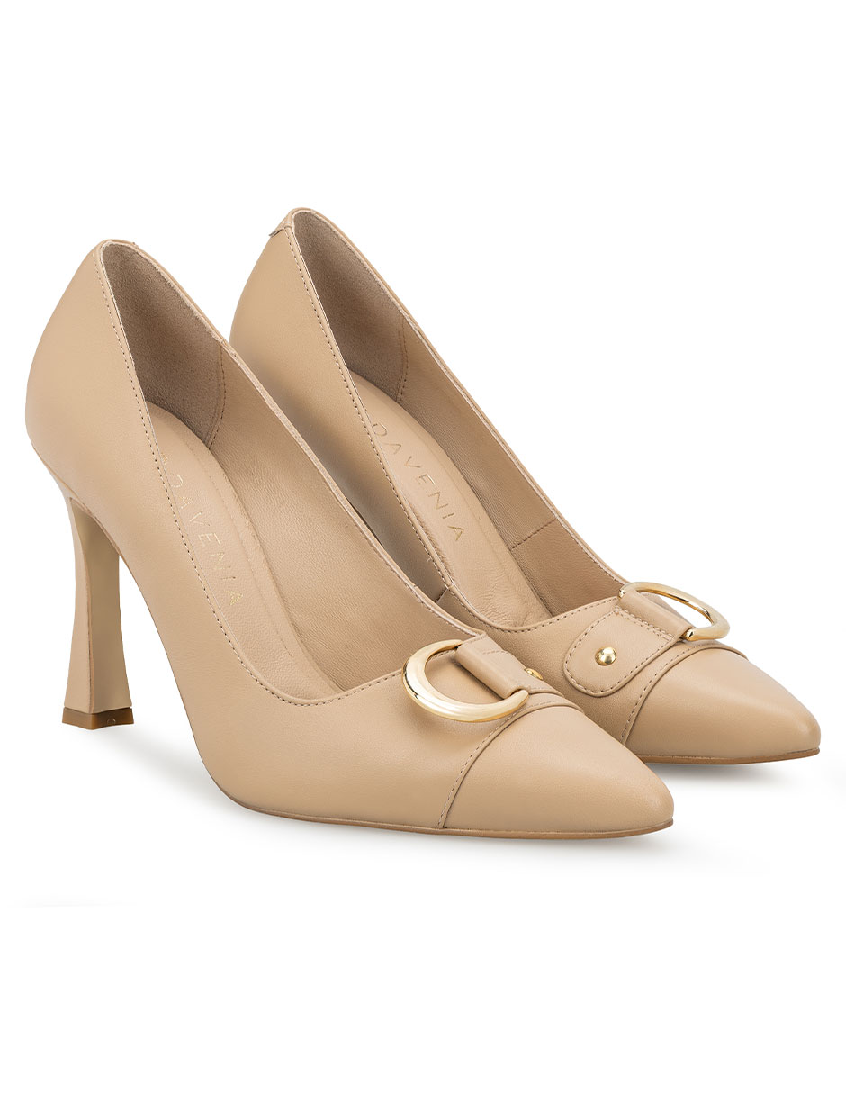 Zapatilla piel davenia