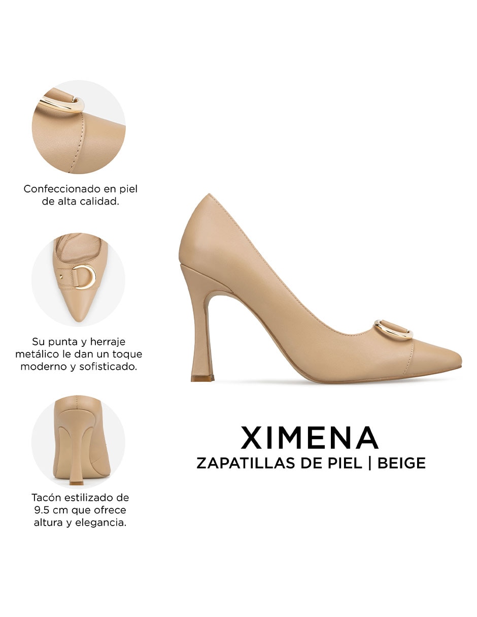 Zapatilla piel davenia