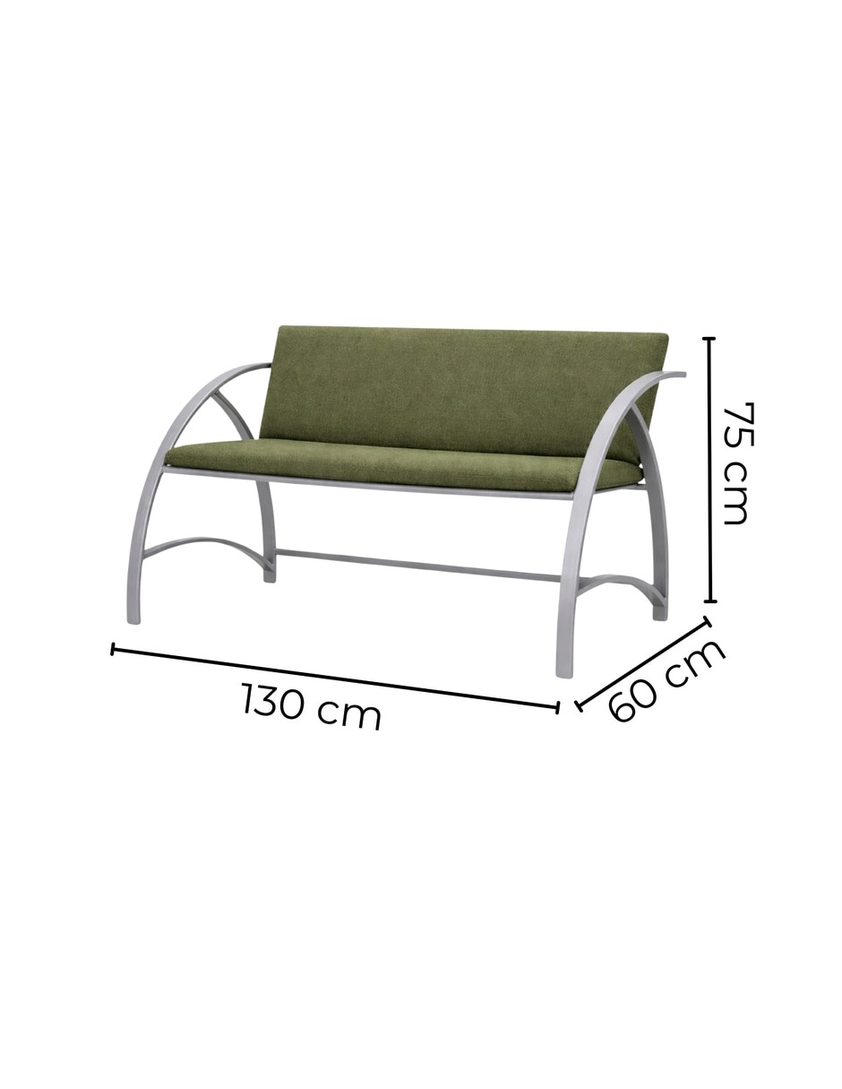 Love seat Sochic Savana de tela